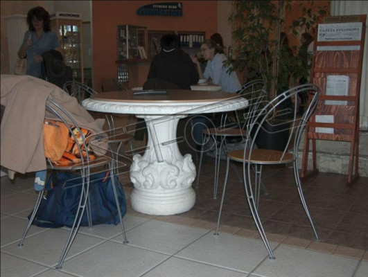 Stone Table Terrace Garden Decoration Furniture Elegant Antique Style Design