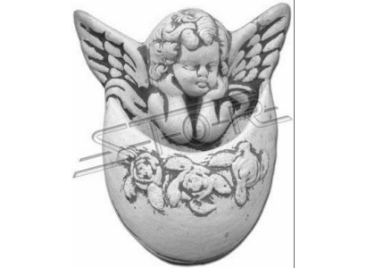 Wall relief stone plate picture Aztec angel Antil relief cast stone wall