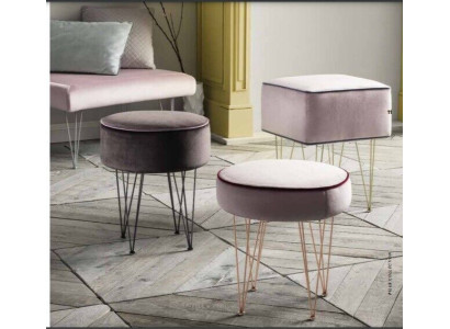 Stool Ottoman Stool Seat Side Footstool Round Stool Upholstered Stool