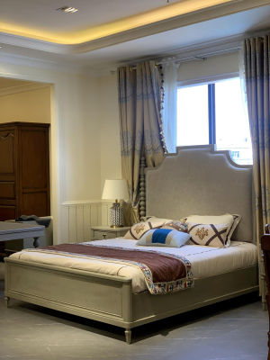 Bed Double bed Bedroom Design Beds Modern Upholstery Wood Textile Furniture new