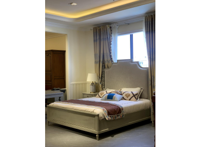 Bed Double bed Bedroom Design Beds Modern Upholstery Wood Textile Furniture new