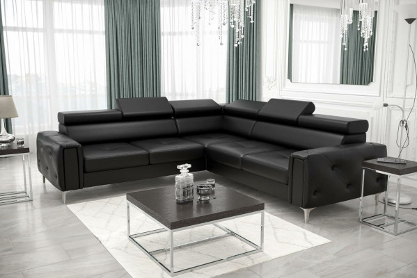 Design Sofa Couch Corner Multifunction Upholstery Living room L-shape Textile new
