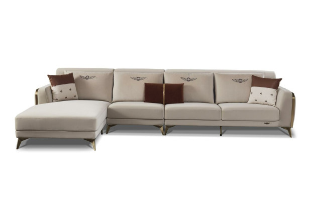Designer Corner sofa Living room Corner suite Couch Sofa Upholstery Corner Sofas