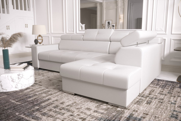 Corner sofa L-shape Couch Upholstery Living room Couches Sofas Modern Black Design