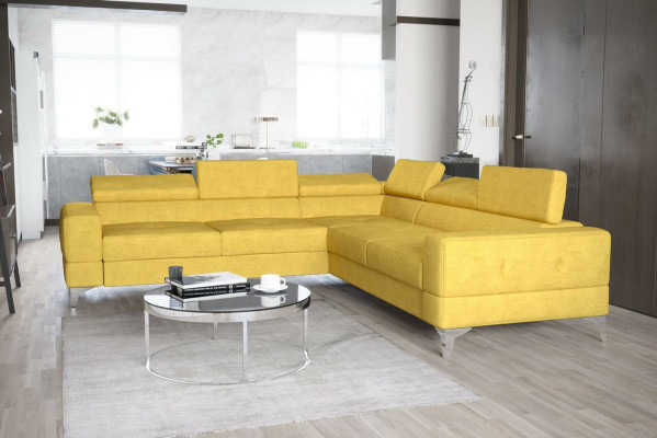 Corner sofa Living room L-shape Sofas Couch Design Upholstery Textile Modern Couches