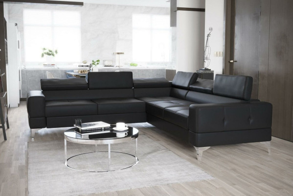 Corner sofa Living room L-shape Sofas Couch Design Upholstery Textile Modern Couches