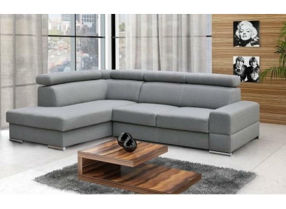 High-quality living room sofa corner sofa L-shape bed function textile modern couches