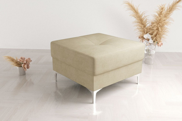 Stool Textile new Modern White Color Small Design Fabric Footstool Stool Velvet