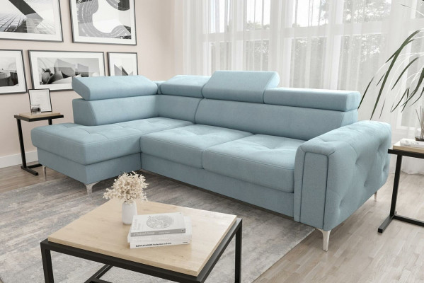 Leather sofa L-shape Couch Living room Corner Design Living landscape Couches Sofas new