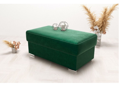Furniture Living Benches Seat Textile Green Design Ottoman Stool Upholstered Stool Foot