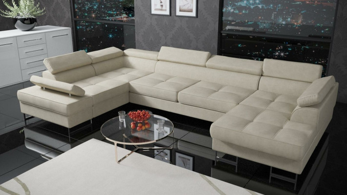 Textile Sofa Corner sofa Sofa Couch Upholstery Living landscape Leather Sofas Couches U-shape