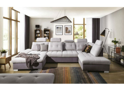 Upholstery Classic Living landscape Living room Corner sofa Suite Sleep Sofas Sofa