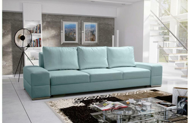 Couch Imitation leather Sofa Noble Design Designer 3 Seater Furniture Classic Furniture xxl