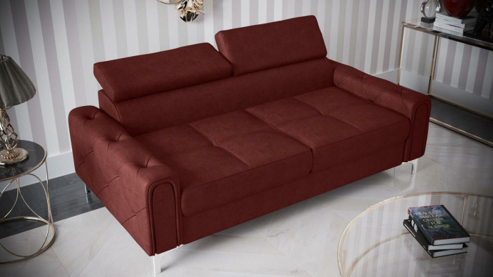Design Couches Luxury Upholstery Furniture Sofa Couch Seat Leather Textile new 186x100cm