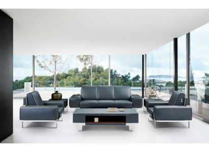 Leather Sofa Couch Living landscape 3 Seater Design Modern Sofa Decor Sofas