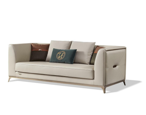 Luxury 2 Seater Couch Upholstery Sofa Textile Leather Couches Suite new Two-seater