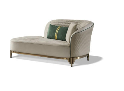 Lounger Modern Textile Comfort Luxury Loungers Recliner Chair Relax Lounger Chaise Longue