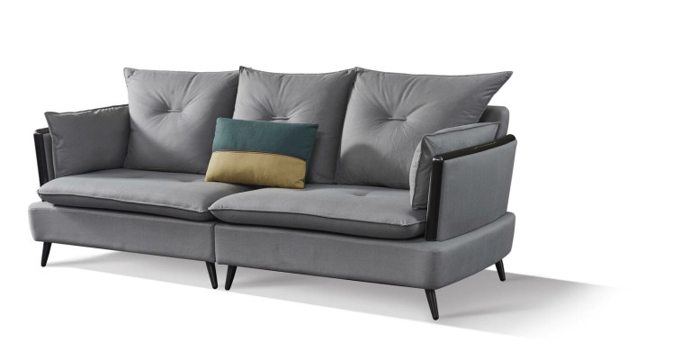 Sofa 3 Seater Textile Sofas Couch Upholstery Suite Sofa set Modern Couches