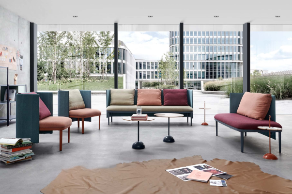 Set Luxury Furniture Sofa set 311 Chaise lounge with Coffee table Side table 8 pieces.