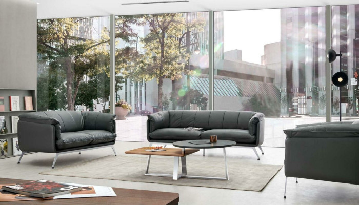 Design Seat Group Suite Office Furnishings Couch Sofa Set 311 Leather