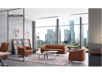 Sofa set 3+1+1 Seater Design Couch Upholstery Sofas Modern Suite