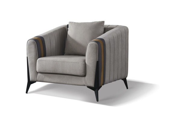 Sofa set 3+1+1 Seater Set Design Sofas Upholstery Couches Textile Leather