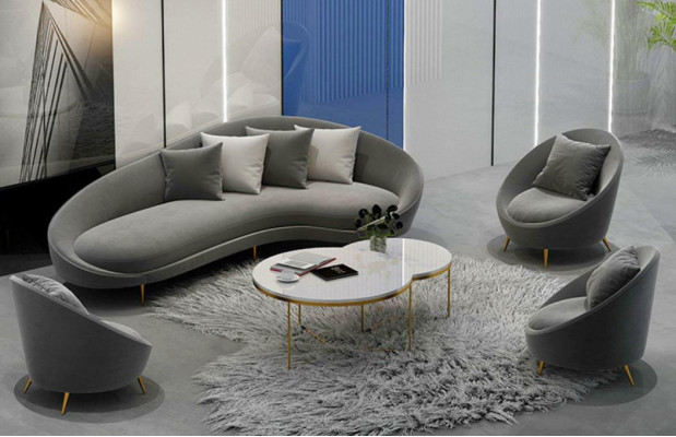 Corner sofa L-shape velvet sofa living landscape relax seat design couch lounge sofas