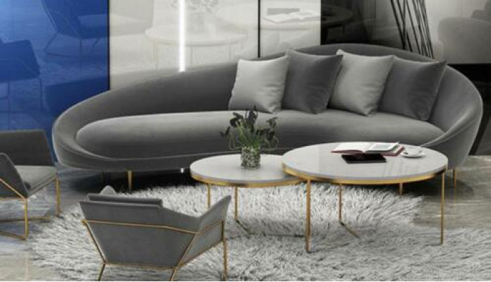 Corner sofa L-shape velvet sofa living landscape relax seat design couch lounge sofas
