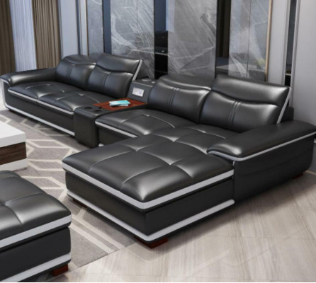 Corner sofas Seat Furniture Living landscape Luxury Corner sofa L-shape Upholstery Modern Relax