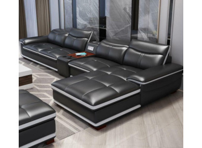 Corner sofas Seat Furniture Living landscape Luxury Corner sofa L-shape Upholstery Modern Relax