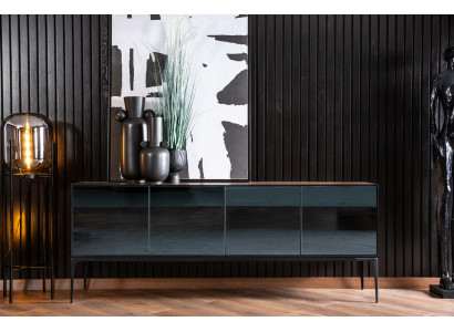 Chest of drawers in brown mirror doors Modern style with storage Chests of drawers Sideboard