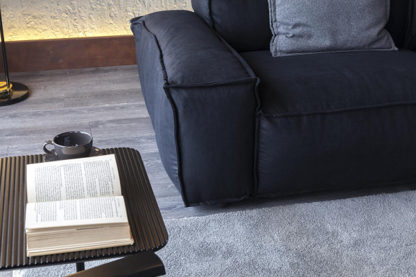 Cozy Three Seater Couch Upholstery Sofa Furniture Fabric Couches Living room