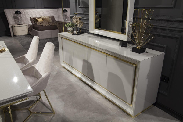 Chest of drawers Wardrobe 218cm xxl Sideboard Consoles Chests of drawers Cabinets Furniture
