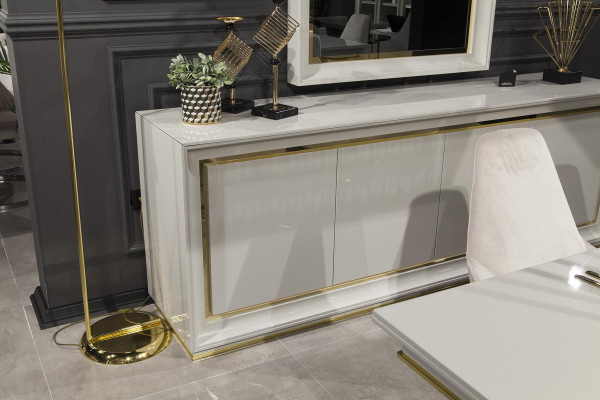 Chest of drawers Wardrobe 218cm xxl Sideboard Consoles Chests of drawers Cabinets Furniture