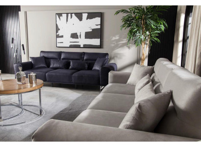Cozy Living room Couch 254cm Big Sofa Couches Sofas Fabric Sofa Textile