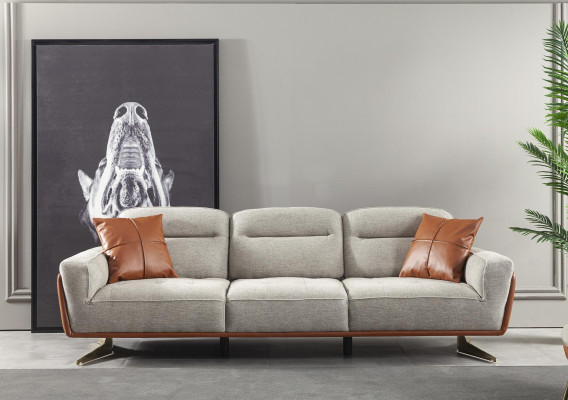 Cozy Couch Living room 260cm Big Sofa Couches Sofas Fabric Sofa Textile