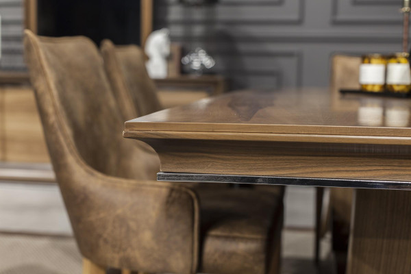 Luxury dining room suite table 4x armchair sideboard sideboard 5 pieces