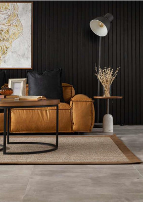 Corner sofa Living landscape Couch Upholstery Furniture Fabric sofa Corner suite Furniture