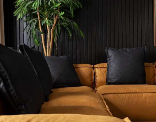 Corner sofa Living landscape Couch Upholstery Furniture Fabric sofa Corner suite Furniture