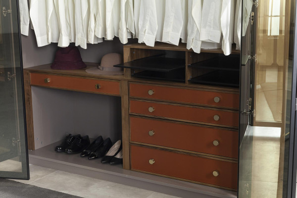 Designer Wardrobe Transparent Wardrobe Furniture Sliding Doors Cabinets