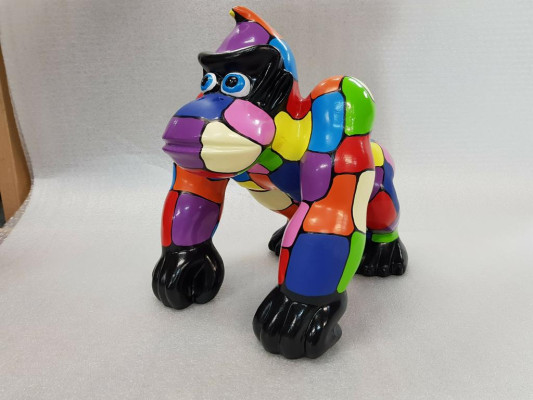 Abstract Gorilla Designer Figure Statue Figures Statues Decoration Decorative Garden