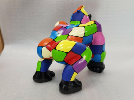 Abstract Gorilla Designer Figure Statue Figures Statues Decoration Decorative Garden