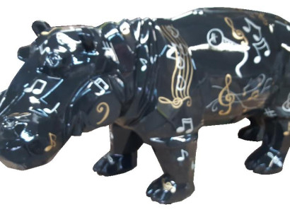 Decorative Statue House Decoration Statue Sculpture Abstract Design Figure Hippopotamus 100cm new