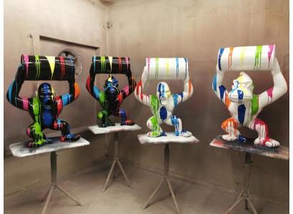 Gorilla Designer Figure Statue Modern Figures Statues Decoration Decoration Garden new