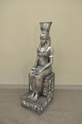 XXL Designer Figure Goddess Isis Statue Sculpture Decoration Figures Statues 123cm