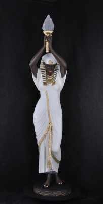 Floor lamp sculpture figure lamps light fixture Egypt statue figures sculptures decoration