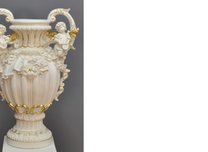XXL Vase Table Decoration Decorative Vases Antique Style Sculpture Figure Chalice Rome 71cm