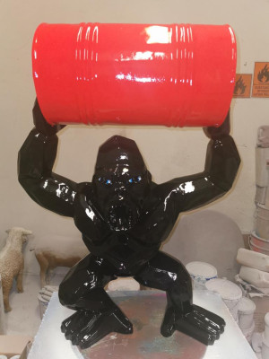 Designer Figure Statue Modern Figures Statues Decoration Decoration Gorilla Garden new