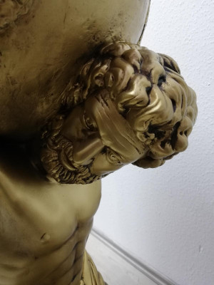 Antique Style Classic r Globe Atlas Mini Bar Bar Wine Shelf Statue Sculpture Decoration