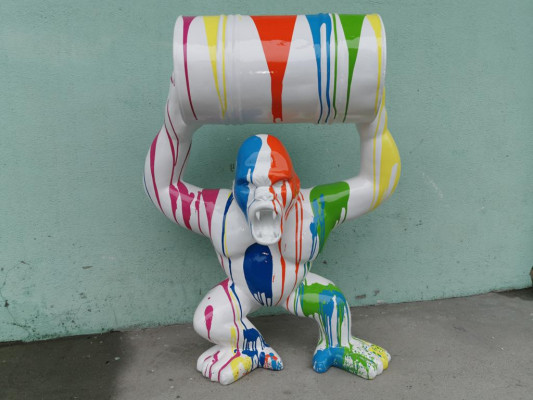 Abstract Figure Statue Modern Figures Statues Gorilla Sculptures Decoration Garden